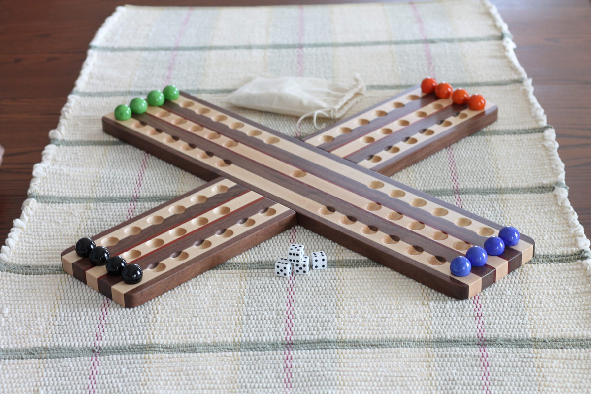 Handmade Wooden Marble Board Game image 5