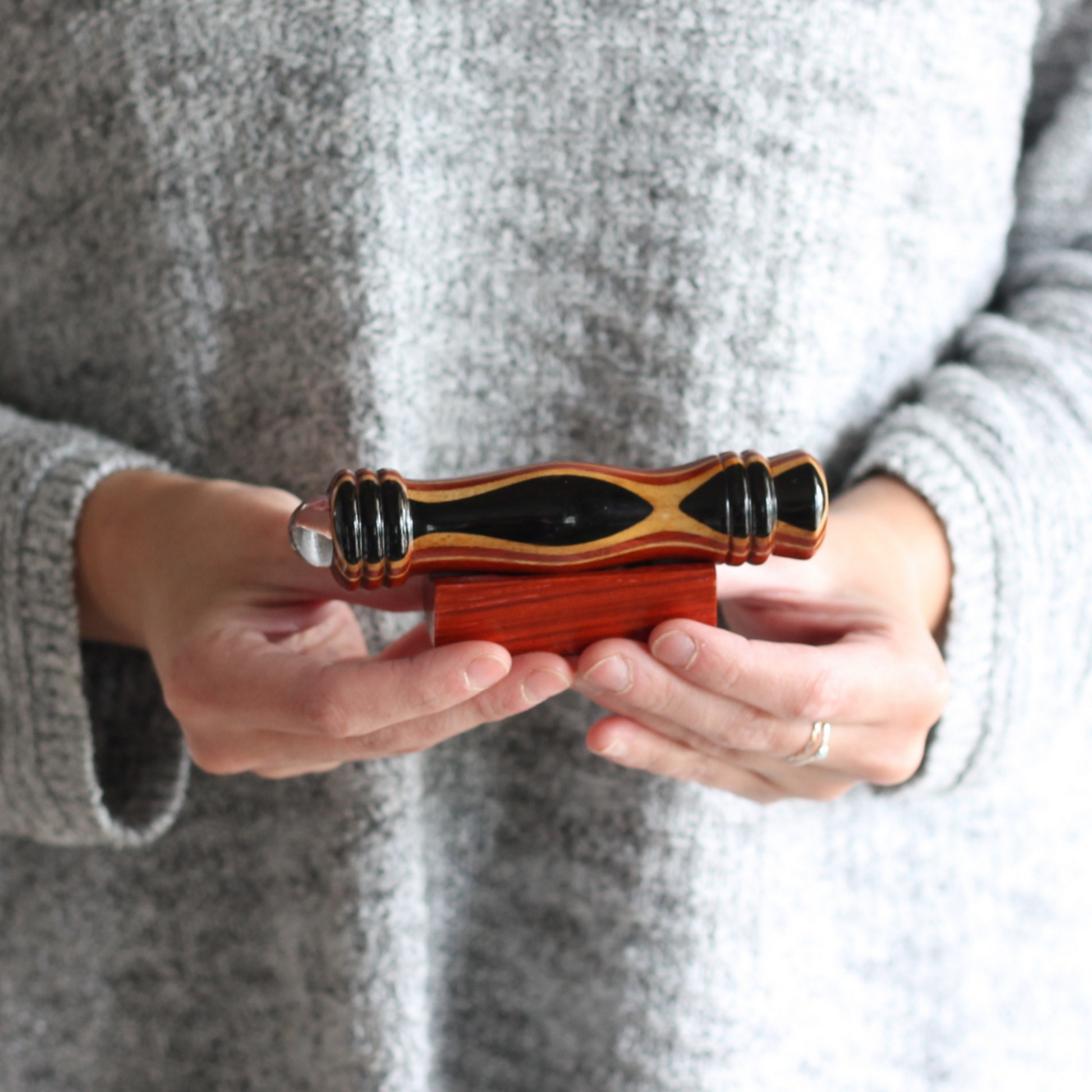 Wooden Inlay Teleidoscopes | 5.5 Inch and 4.5 Inch Collector's Item image 9
