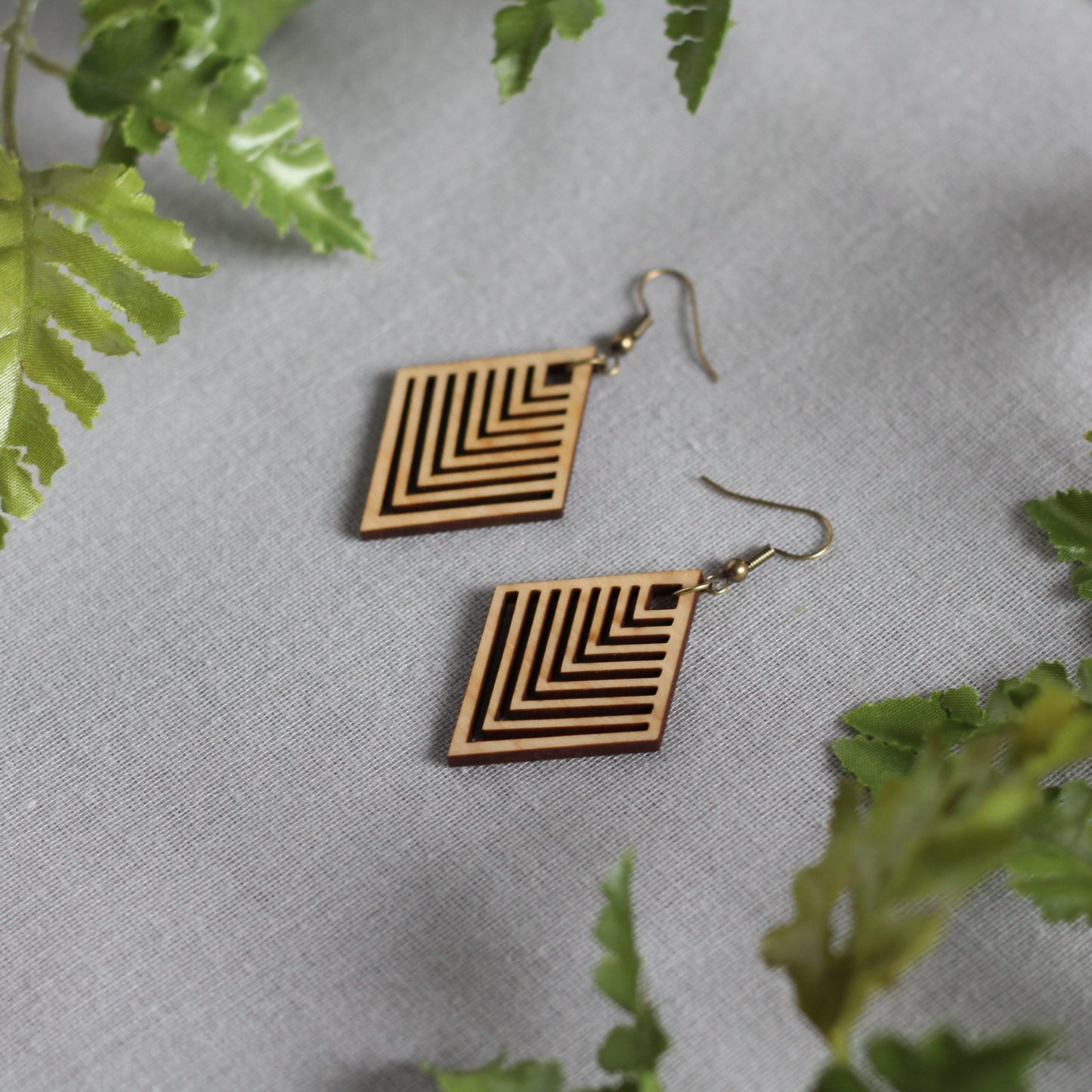 Tessa Earrings - Maple $24 image