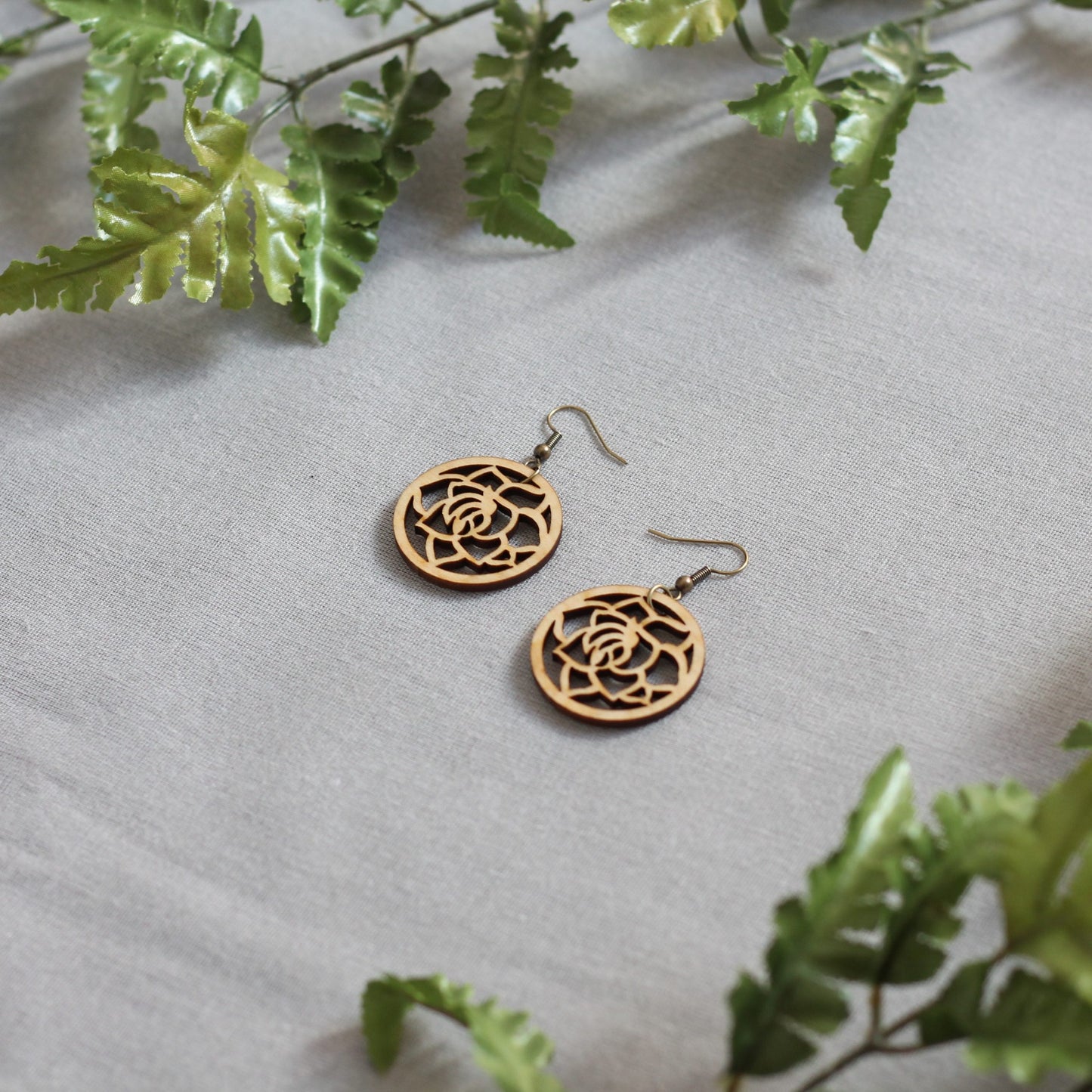 Bedonna Earrings - Maple $24 image