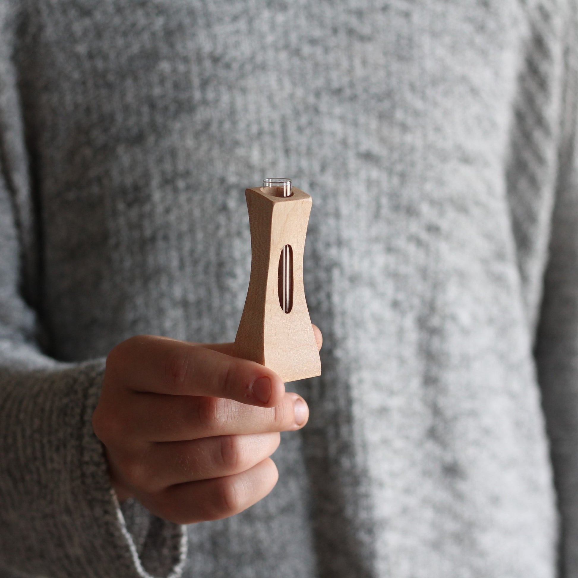 Small Wooden Bud Vase image 8