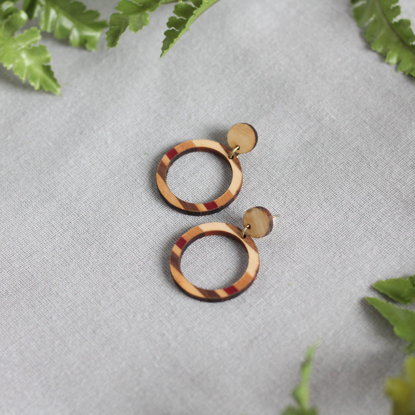 Jennifer Earrings - Varied Stripes $20 image