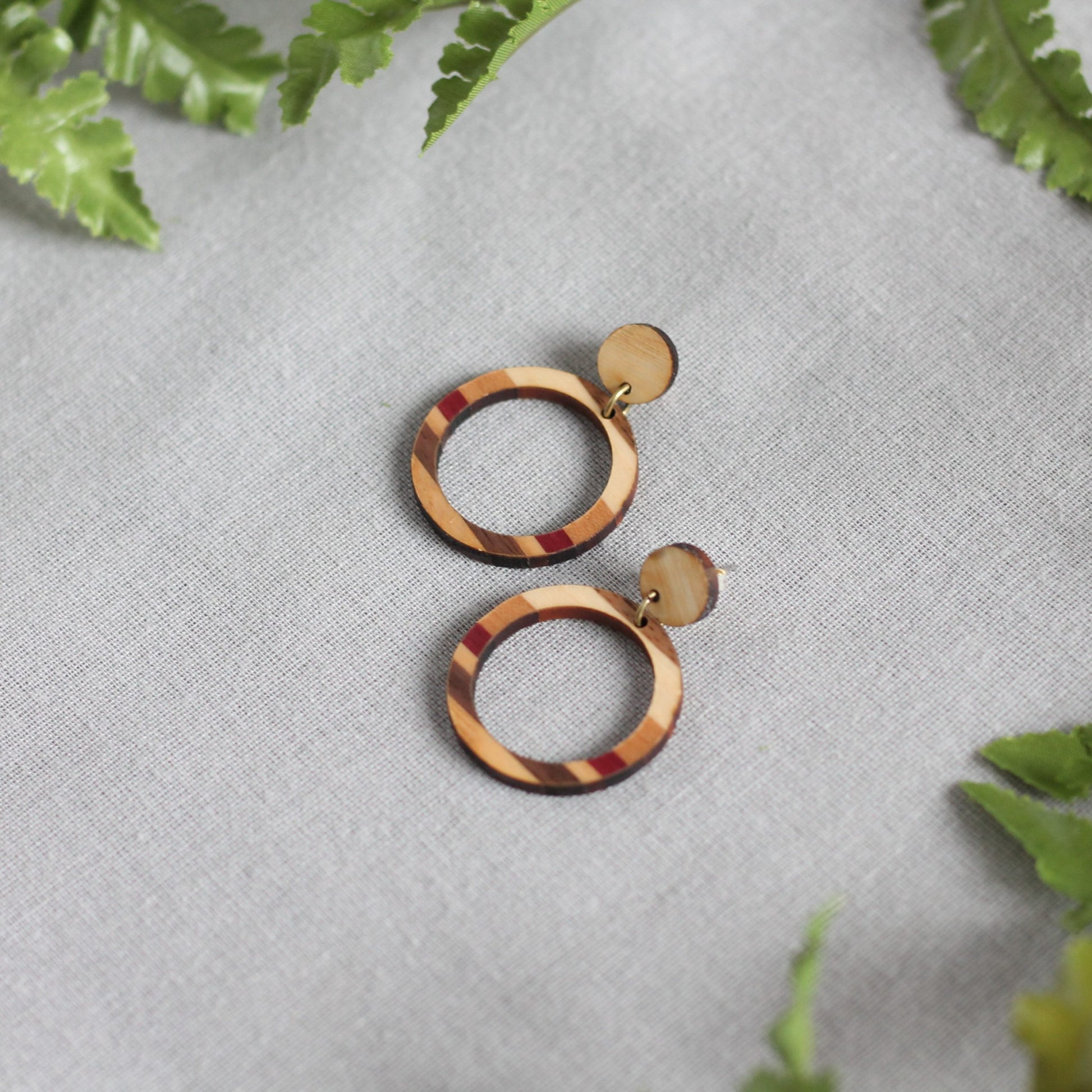 Jennifer Earrings - Varied Stripes $20 image