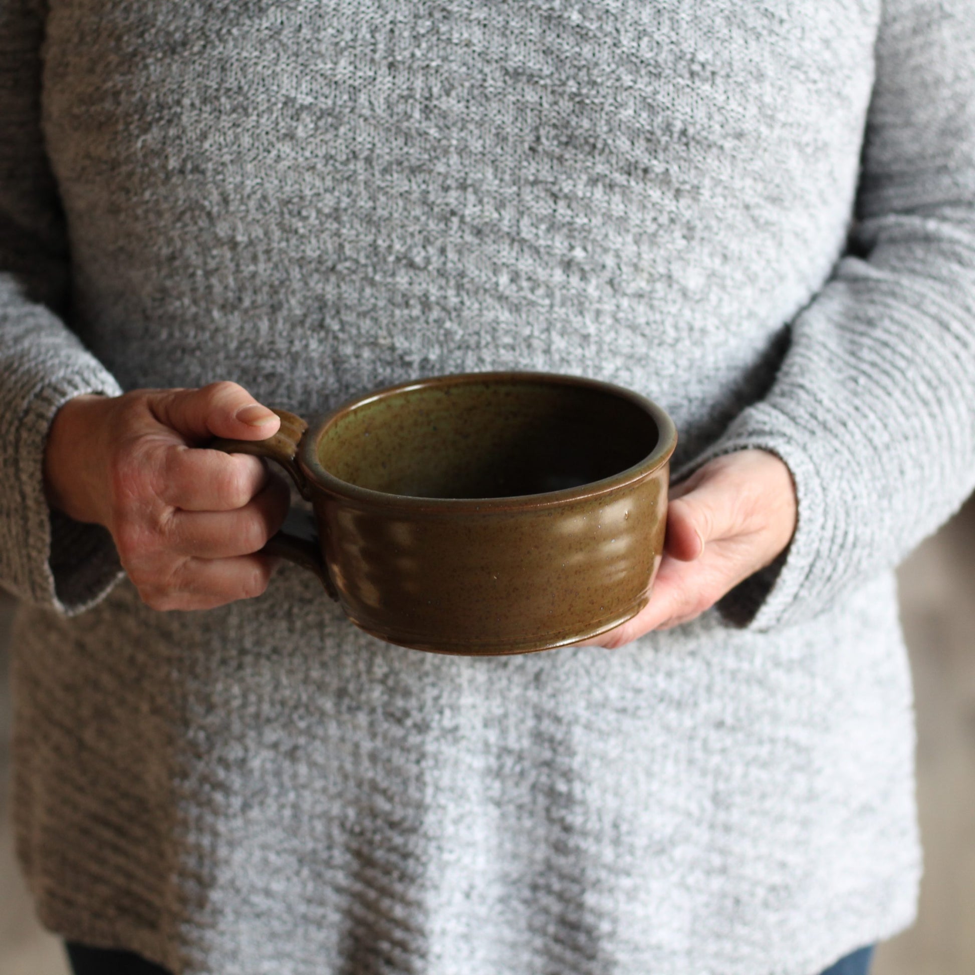 SECONDS SALE | Handmade Pottery | Soup Mug (9 colors) image 8