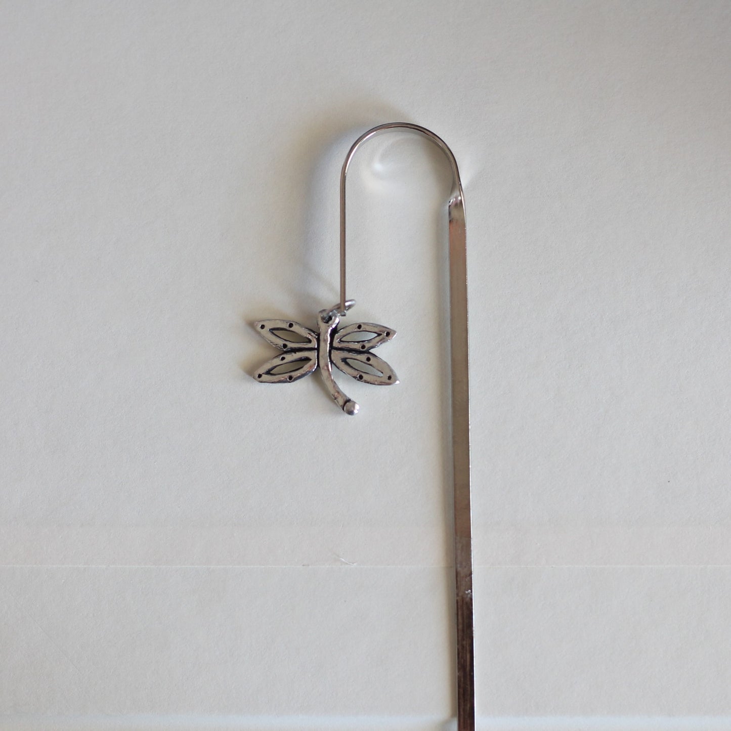 Handmade Pewter Bookmark | 6 Styles - Dragonfly $10 image