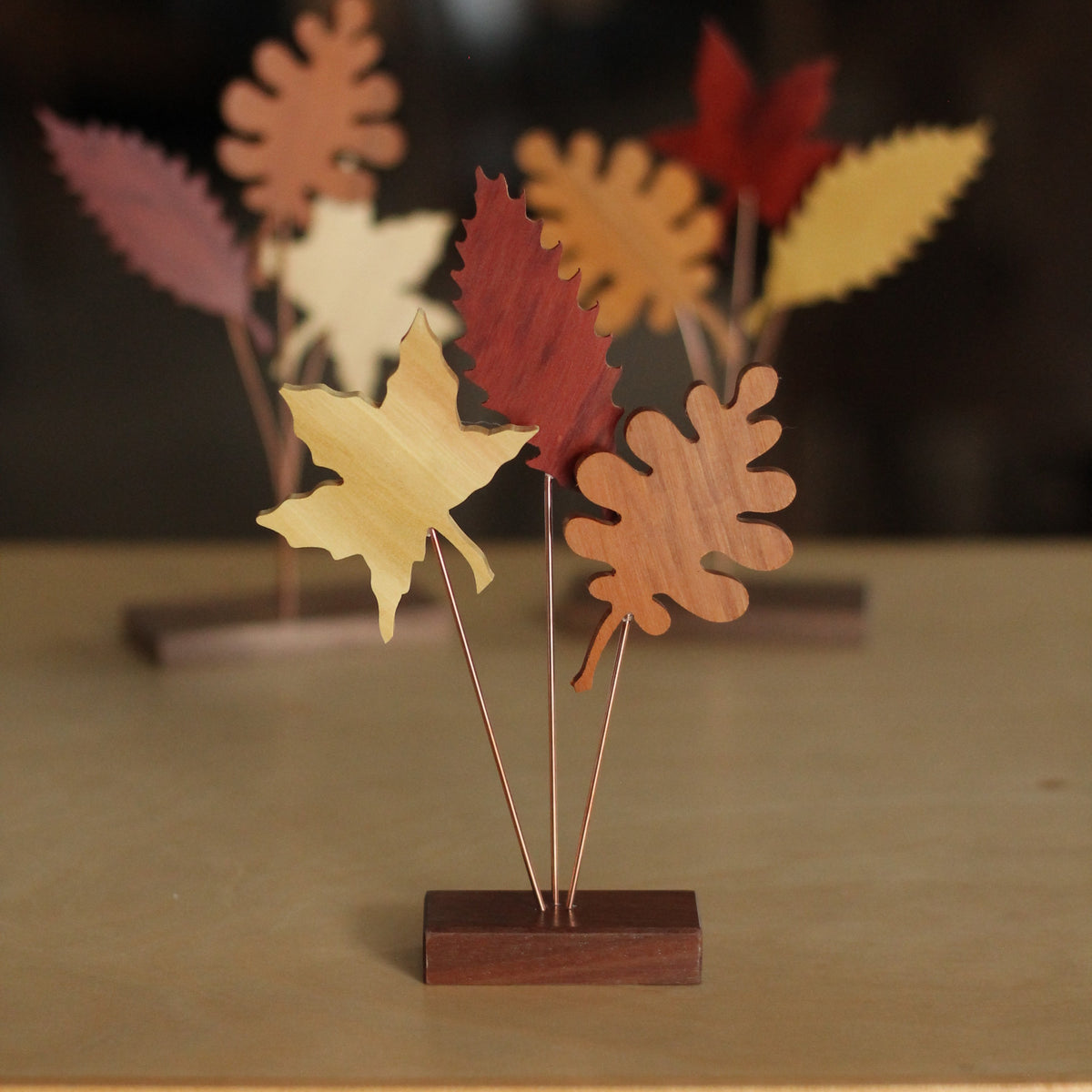 Wood Leaves | Shelf and Table Top Fall Decor