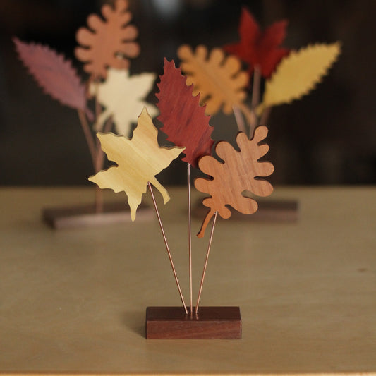 Wood Leaves | Shelf and Table Top Fall Decor