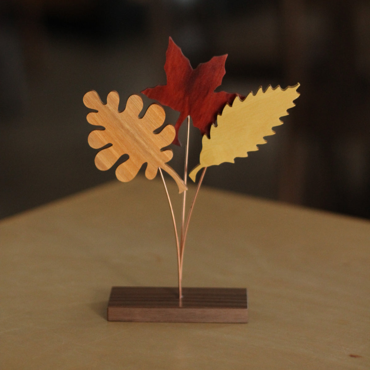 Wood Leaves | Shelf and Table Top Fall Decor