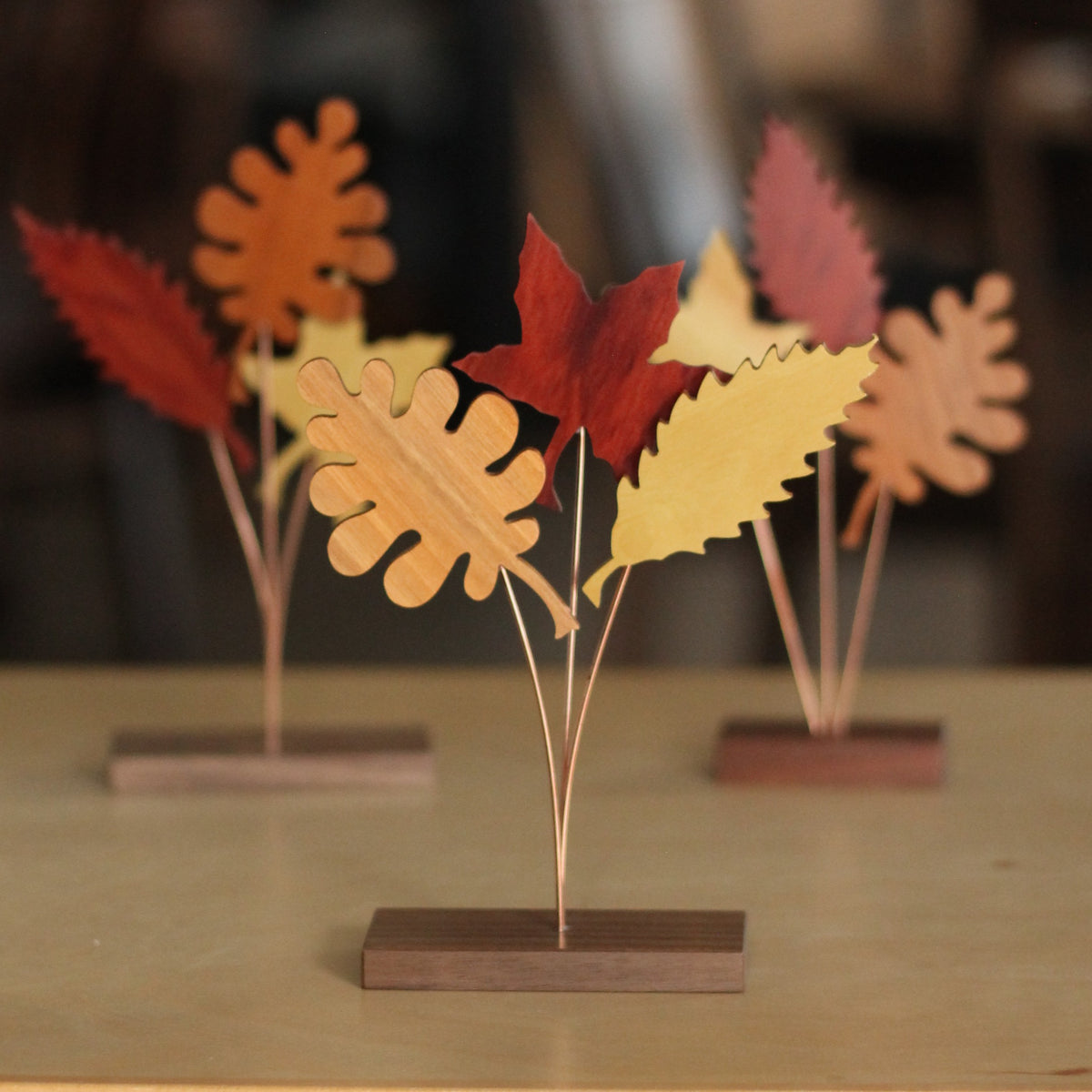 Wood Leaves | Shelf and Table Top Fall Decor