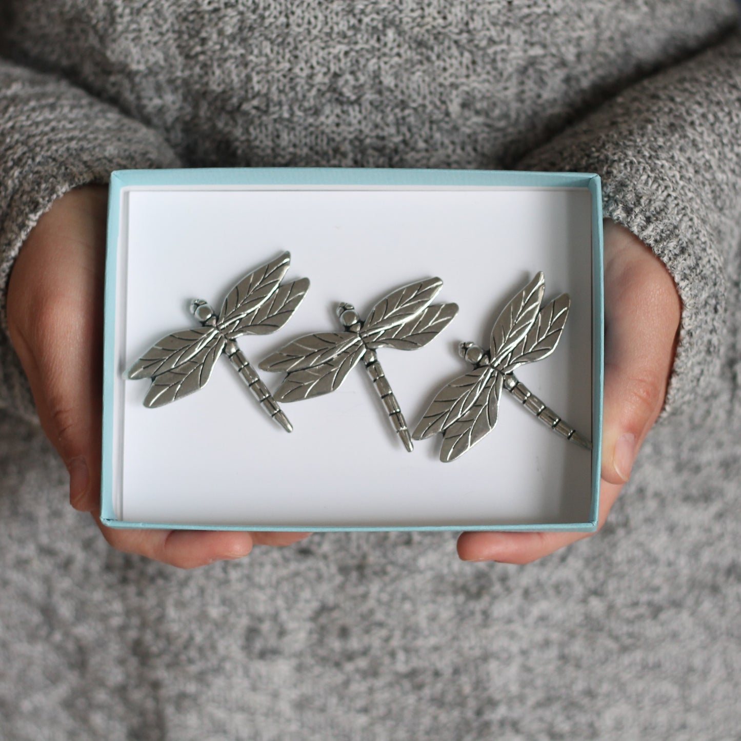 Handmade Pewter Magnet Set