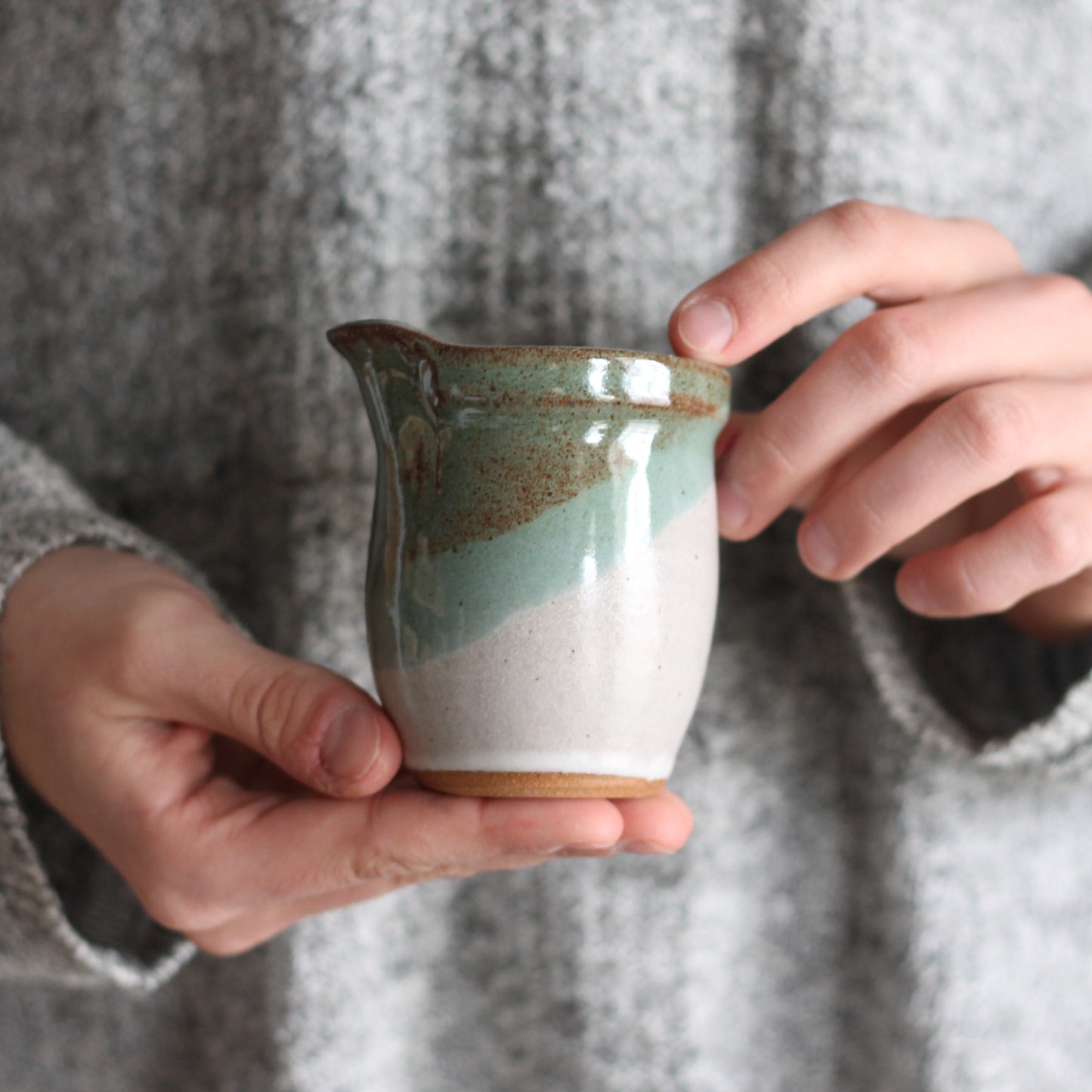 Handmade Mini Ceramic Pitcher | 4 Color Options