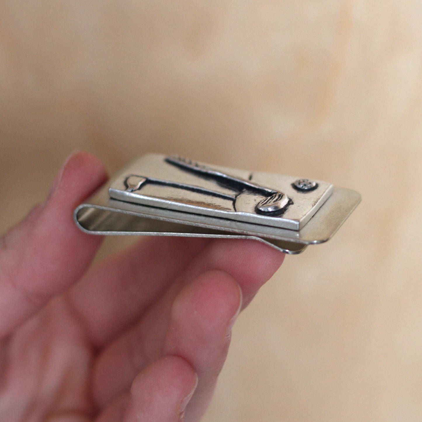 Pewter Money Clip