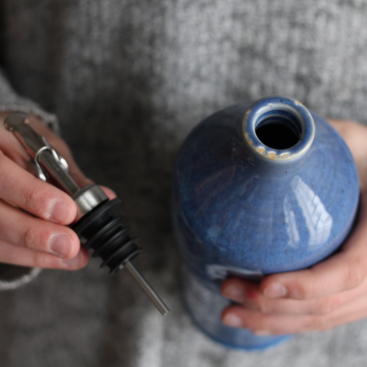 Handmade Pottery | Oil Dispenser