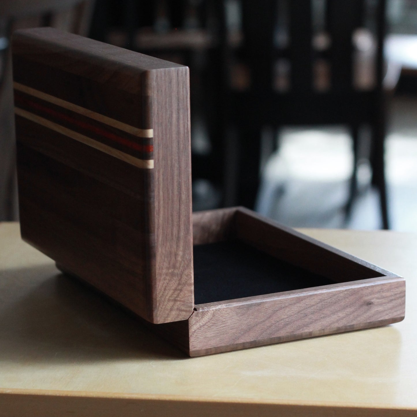 Handmade Solid Wood Hinged Box | 10" x 6 1/2"