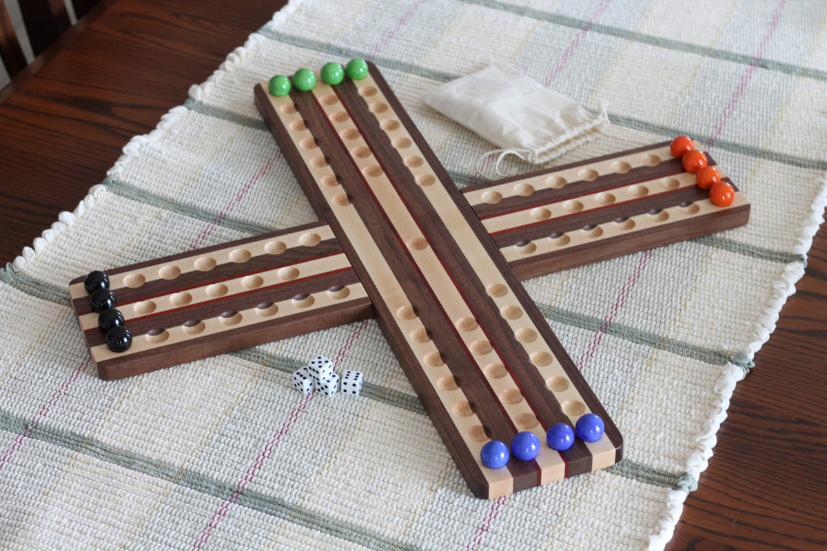 Handmade Wooden Marble Board Game image 3