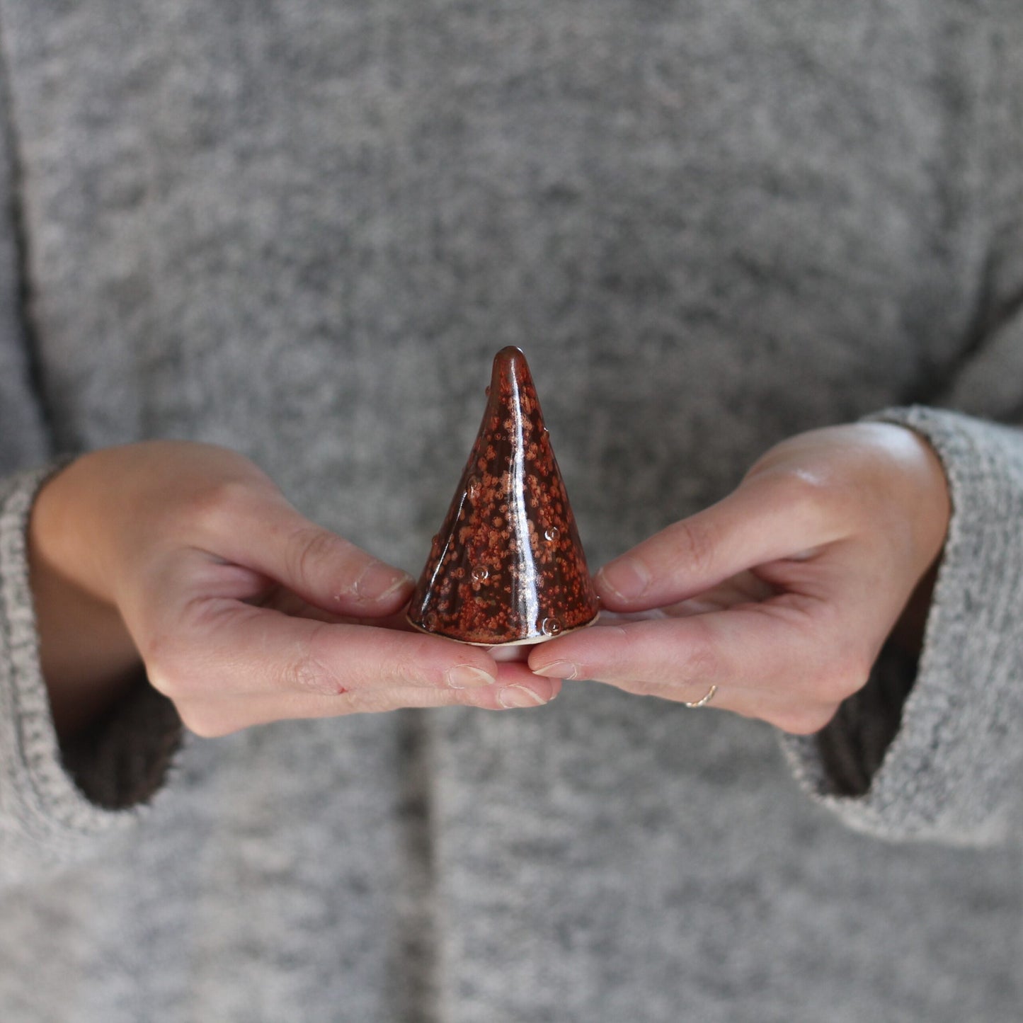 Handmade Tiny Ceramic Trees - Copper $12 image