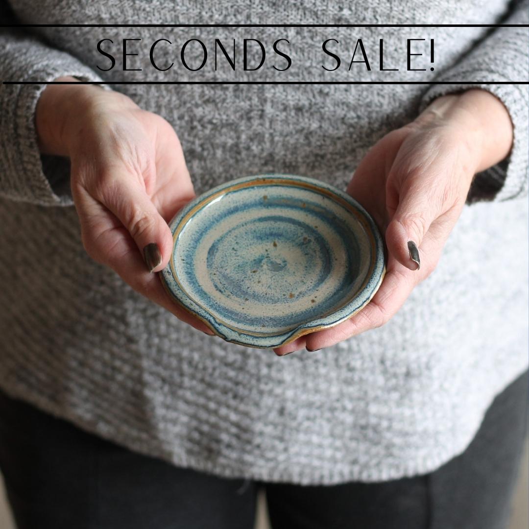 SECONDS SALE | Handmade Pottery | Spoon Rest image 0