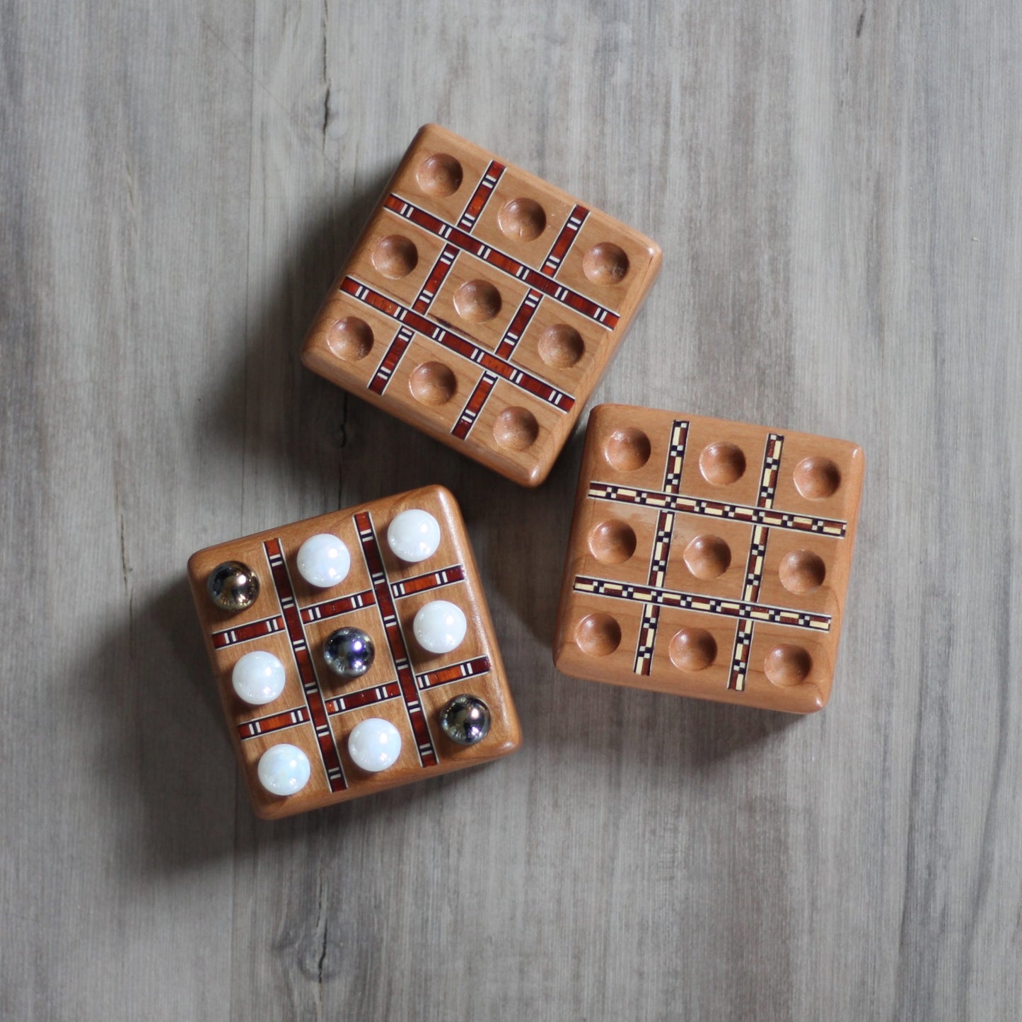 Handmade Travel Tic Tac Toe Box image 0