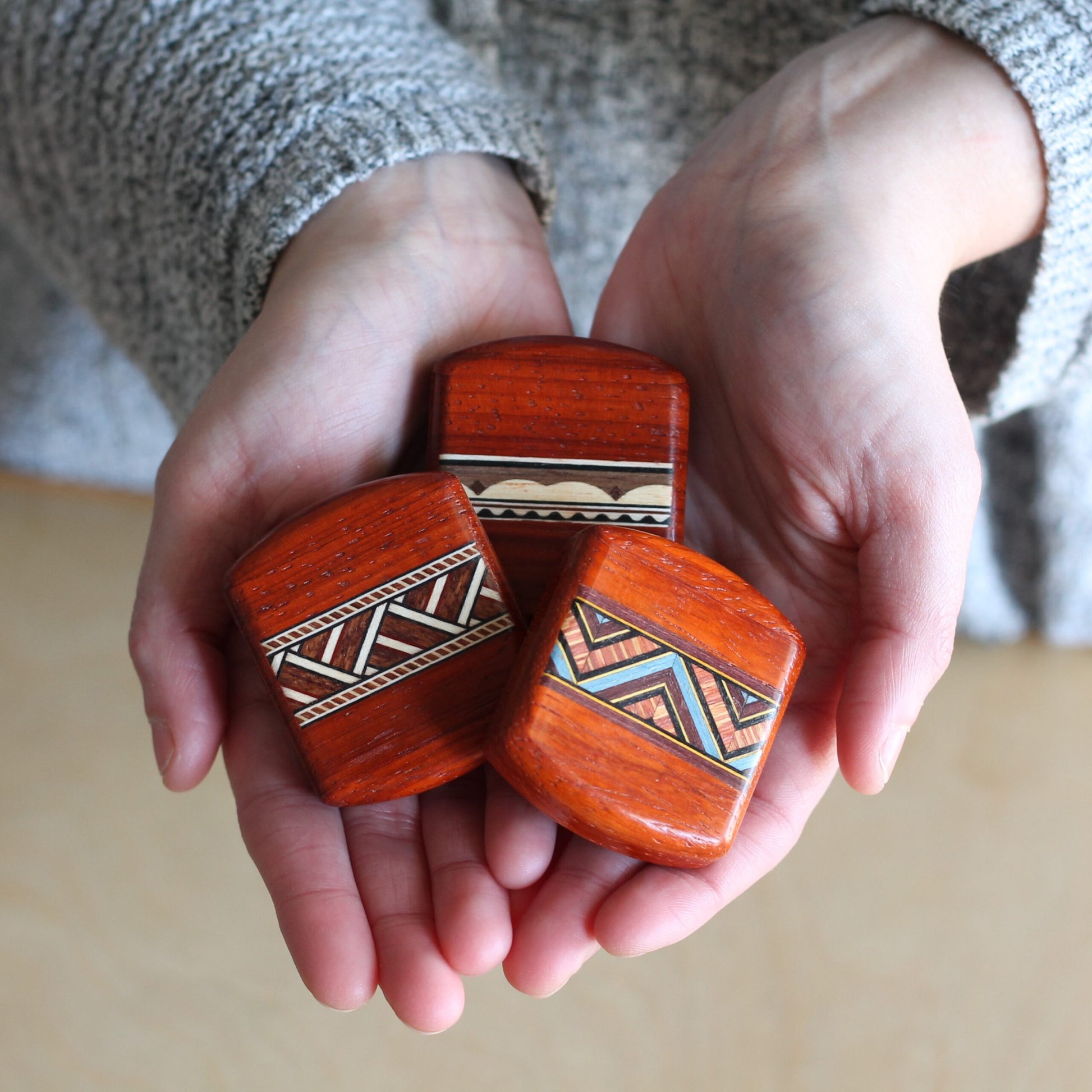 Small Secret Box - Padauk $17 image