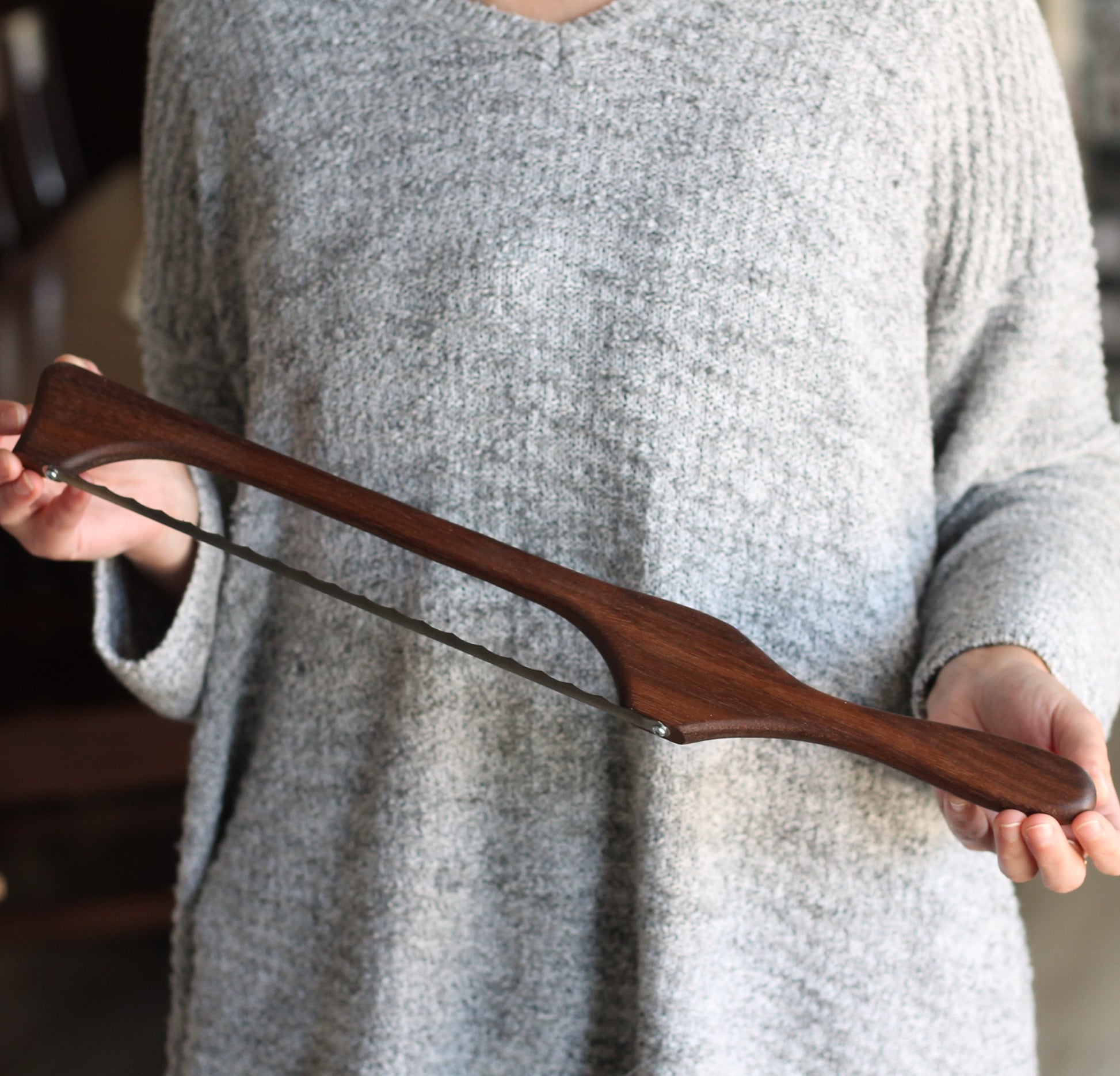 Handmade Bread Knife | Sourdough Knife image 9