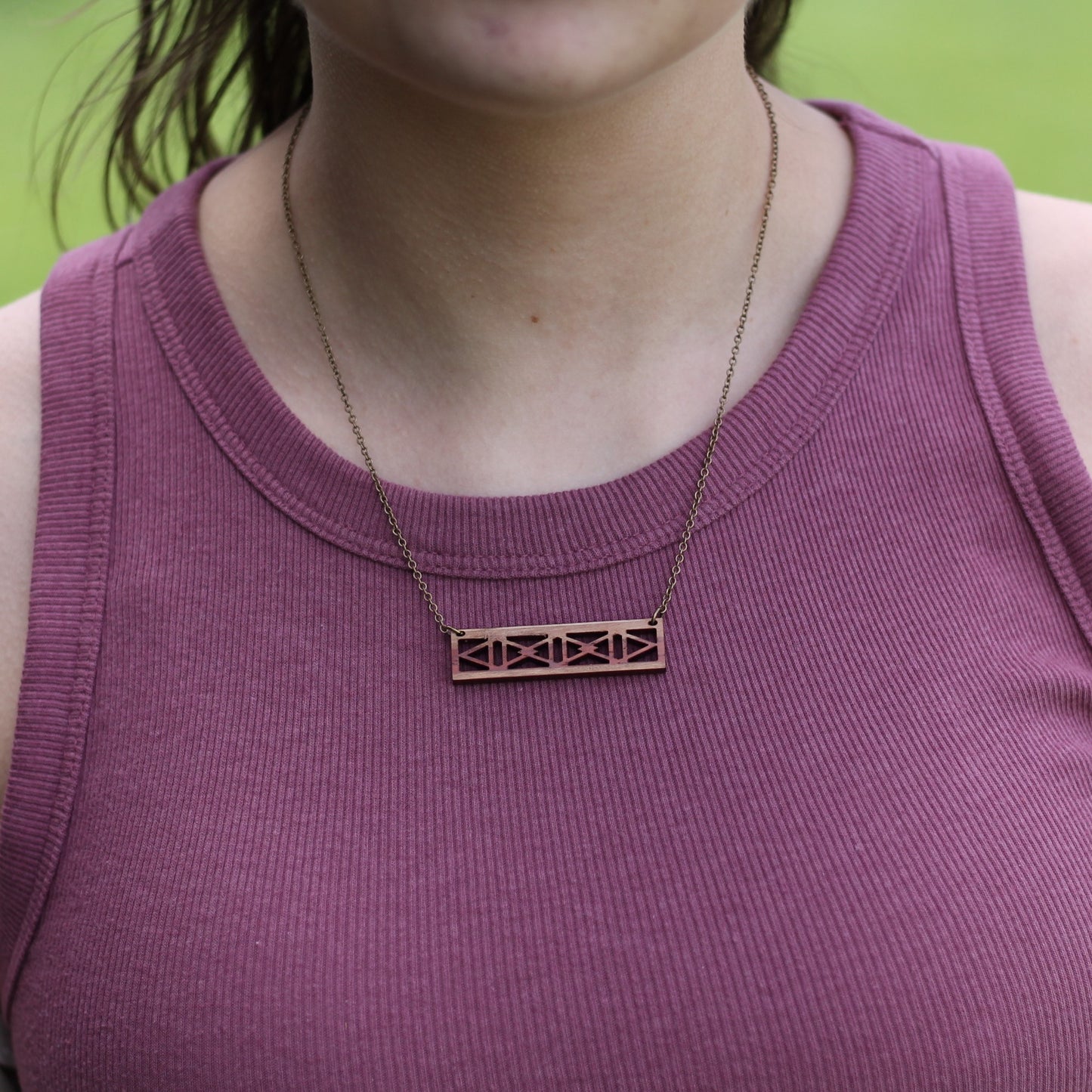 Handmade Wooden Jewelry | Emma Necklace image 7