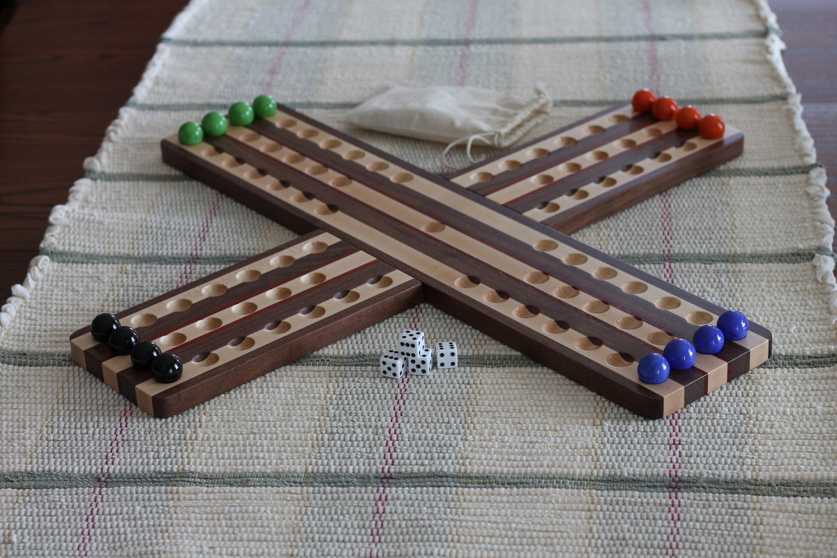 Handmade Wooden Marble Board Game image 1
