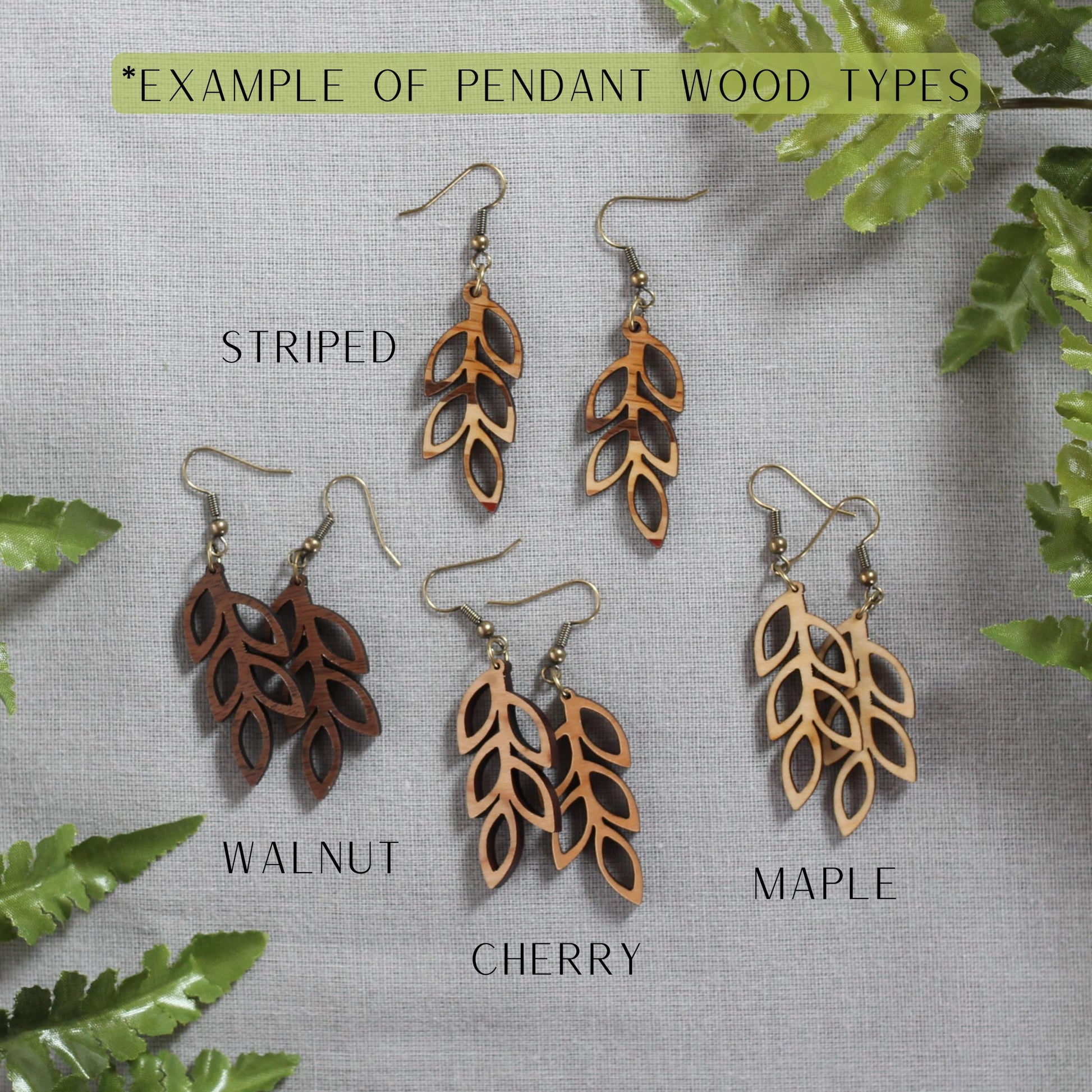 Handmade Wooden Jewelry | Olive Necklace image 2