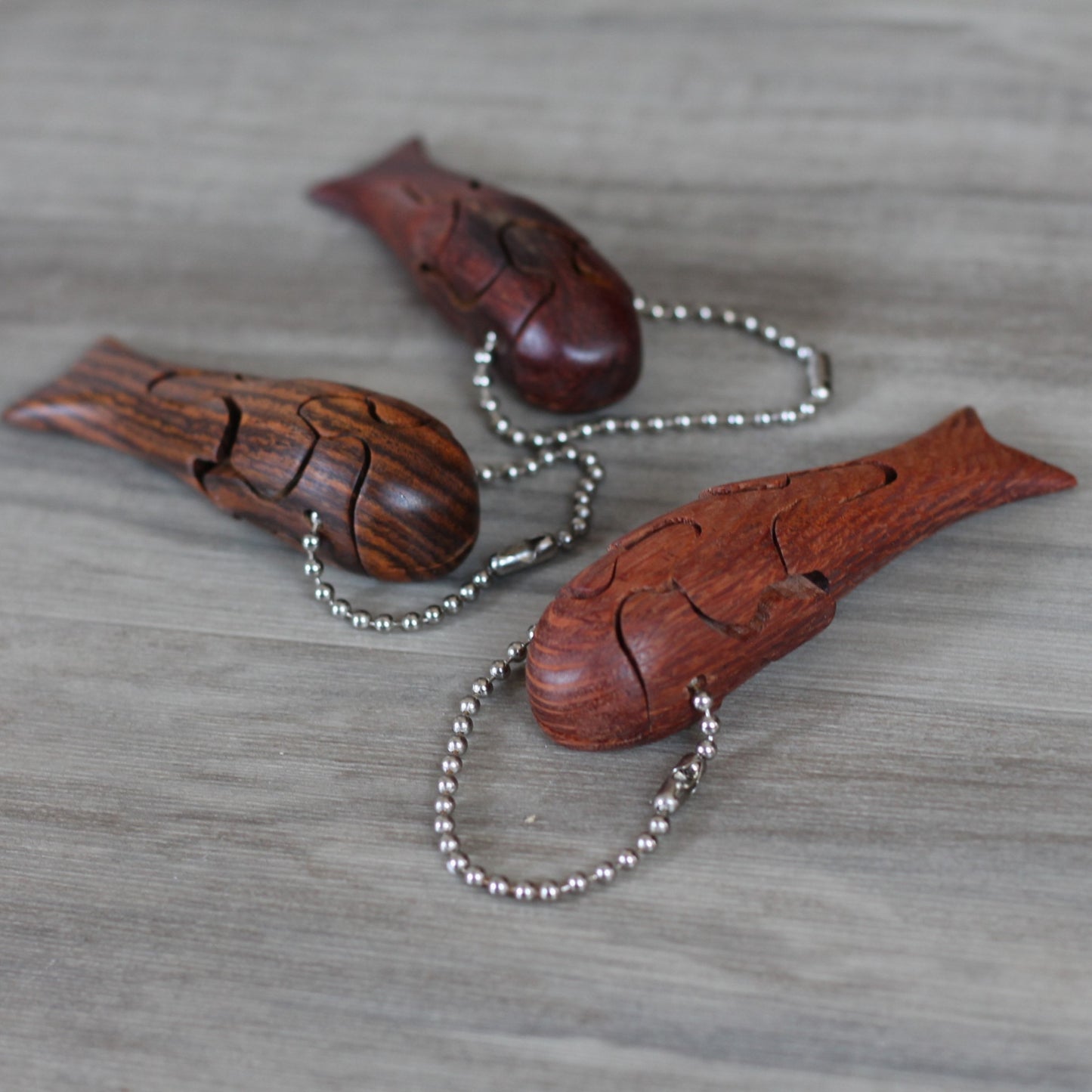 Wooden Whale Puzzle Keychain image 5