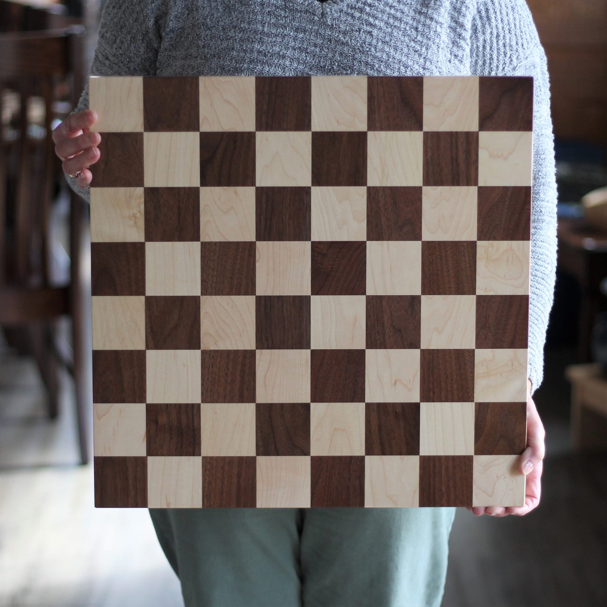 Chess Boards - XL Tournament Size Board [2-1/4" Squares] 18x18 image