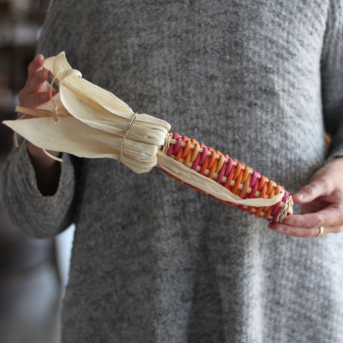 Handmade Woven Corn | Fall Décor image 24