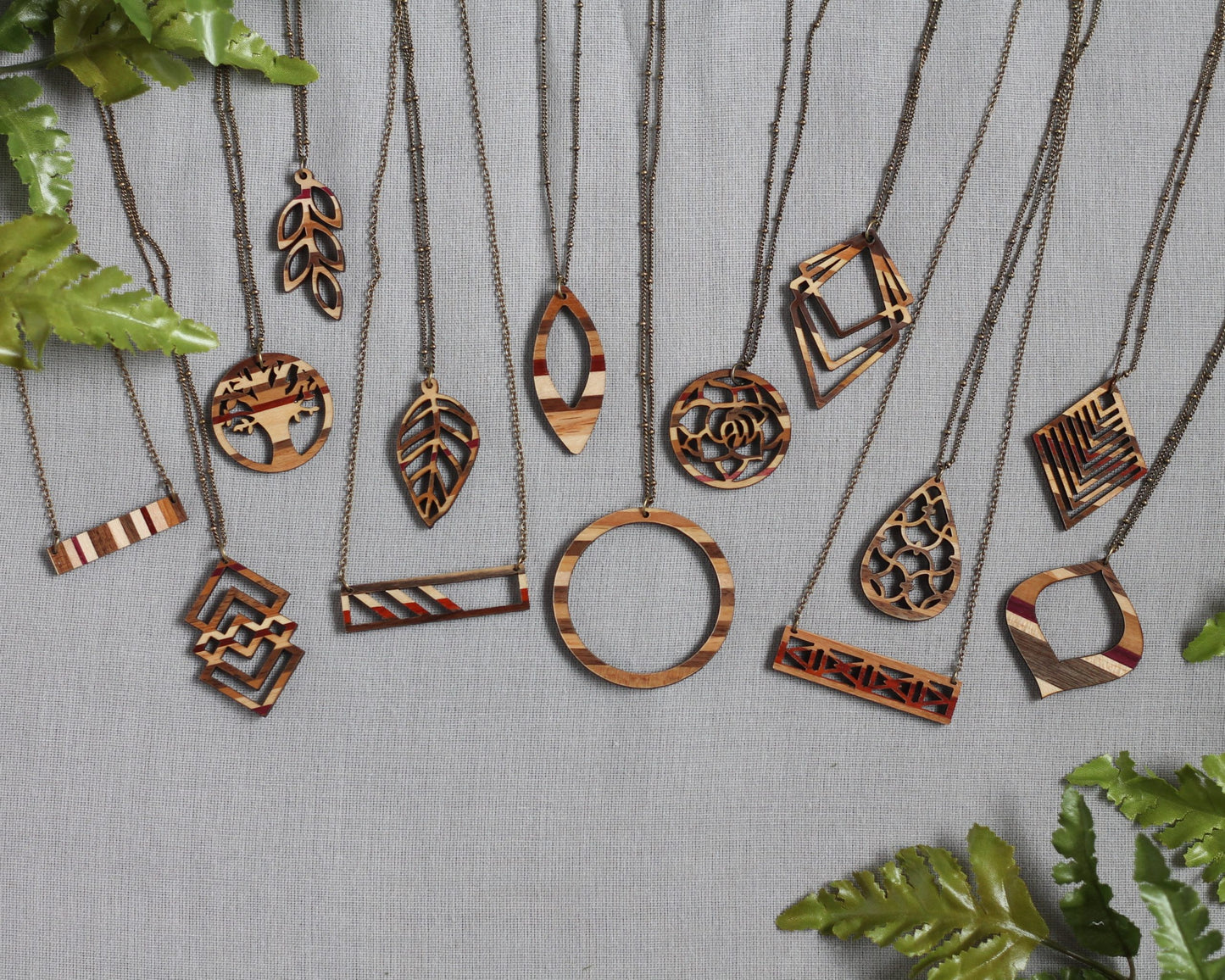 Handmade Wooden Jewelry | Angela Necklace image 5