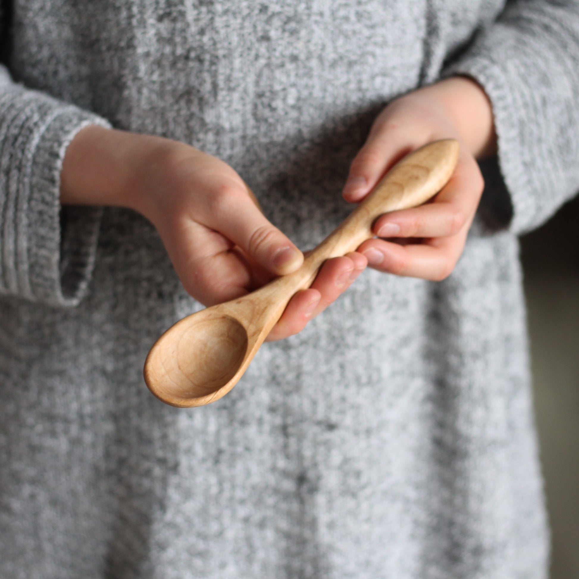 Handmade Wooden Kitchen Utensils | Small Spoon image 4