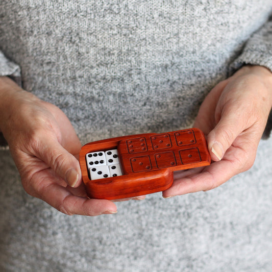 Handmade Wooden Dice Box image 0