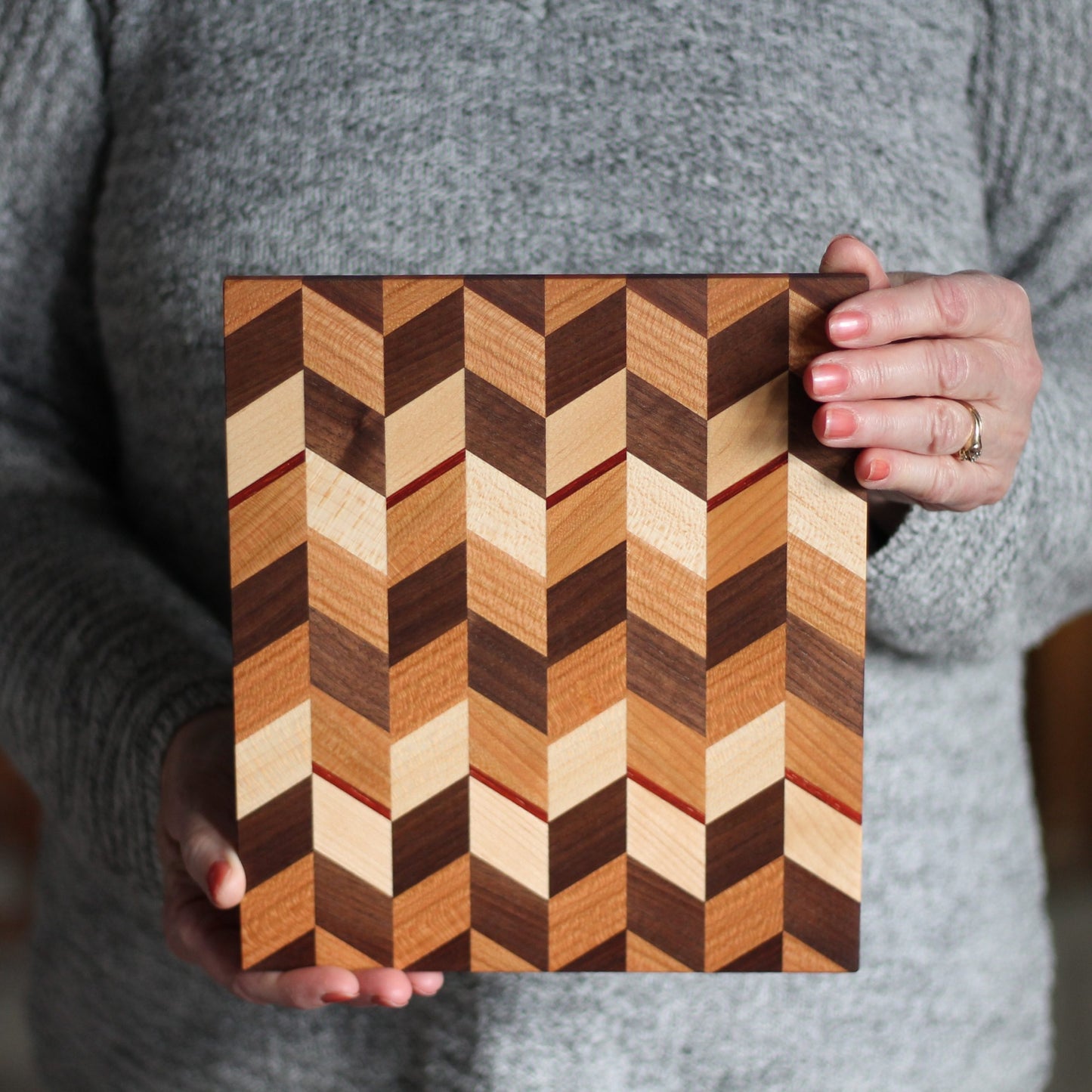 Checkered Trivets - Deluxe ($26) 8" x 9" image