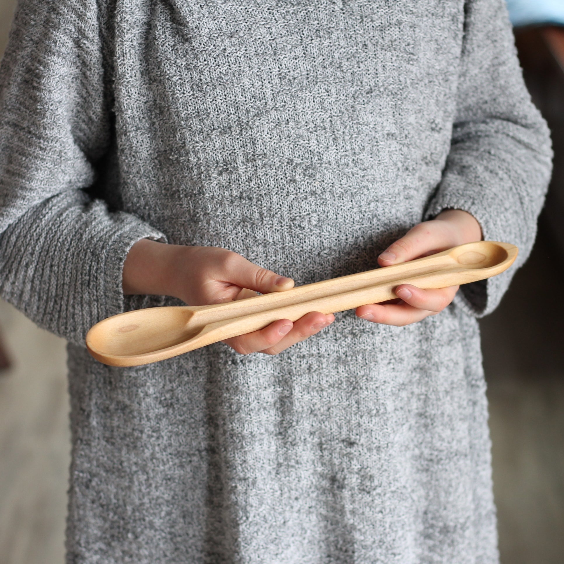 Handmade Wooden Kitchen Utensils | Short Tasting Spoon image 1