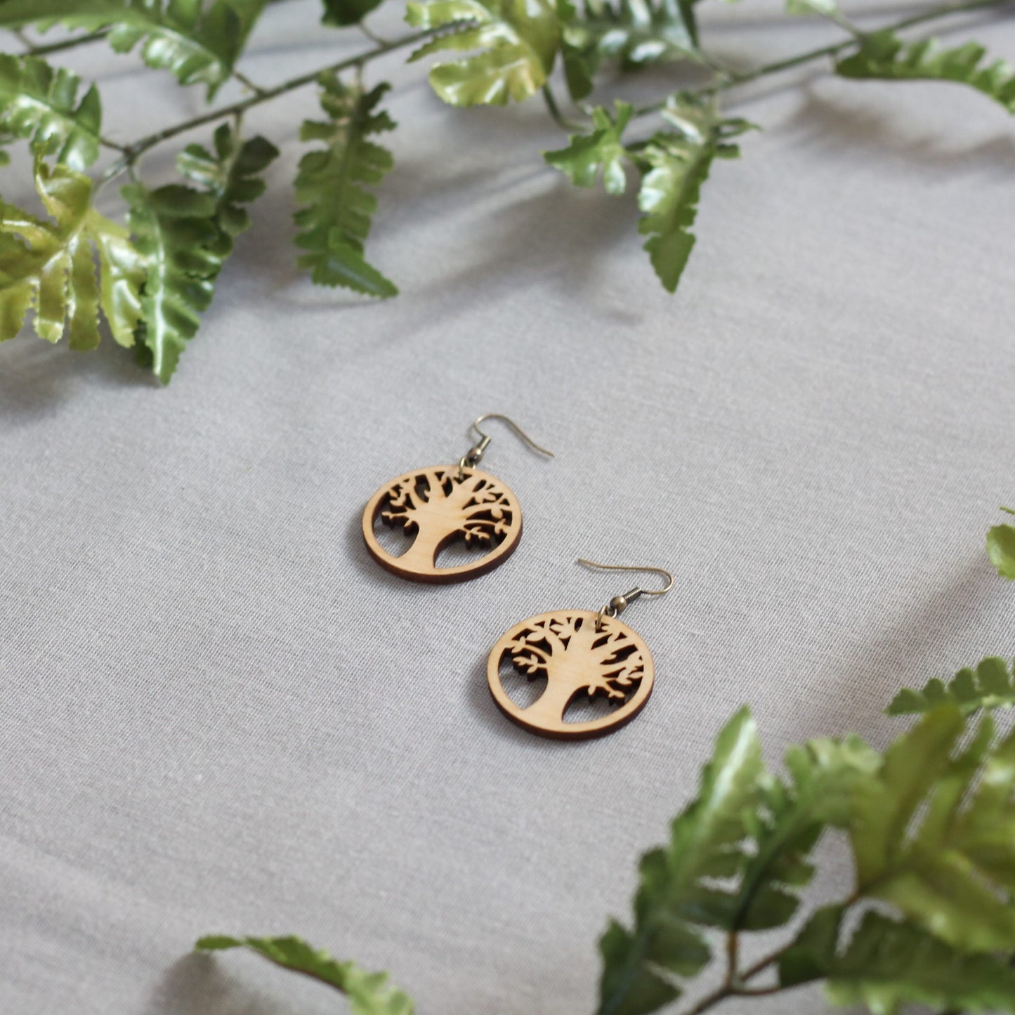 Elizabeth Earrings - Maple $24 image