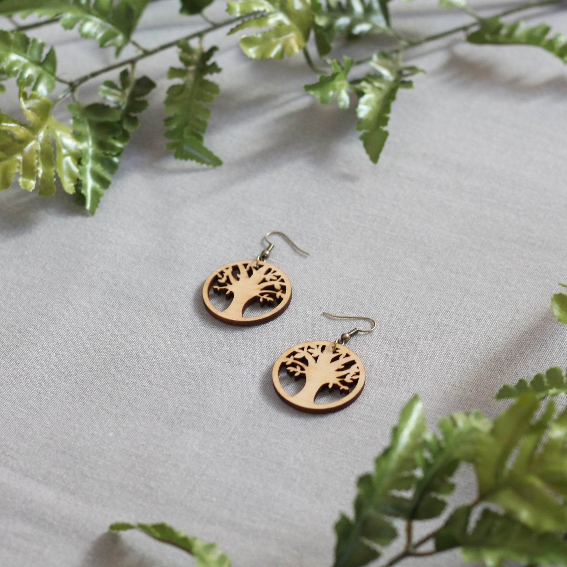 Elizabeth Earrings - Maple $24 image