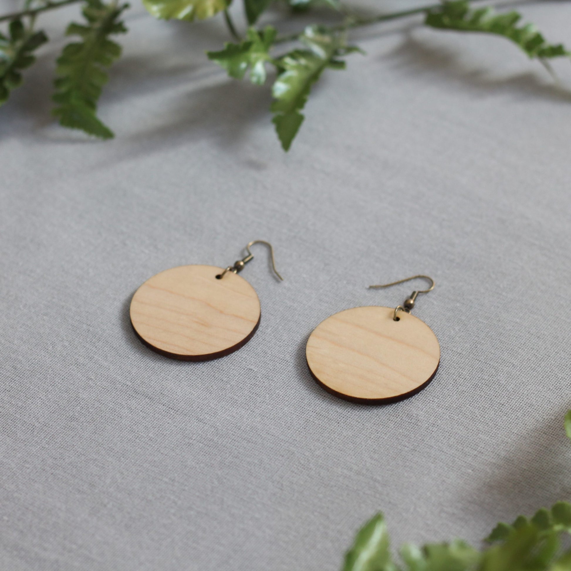 Elaine Earrings - Maple $24 image