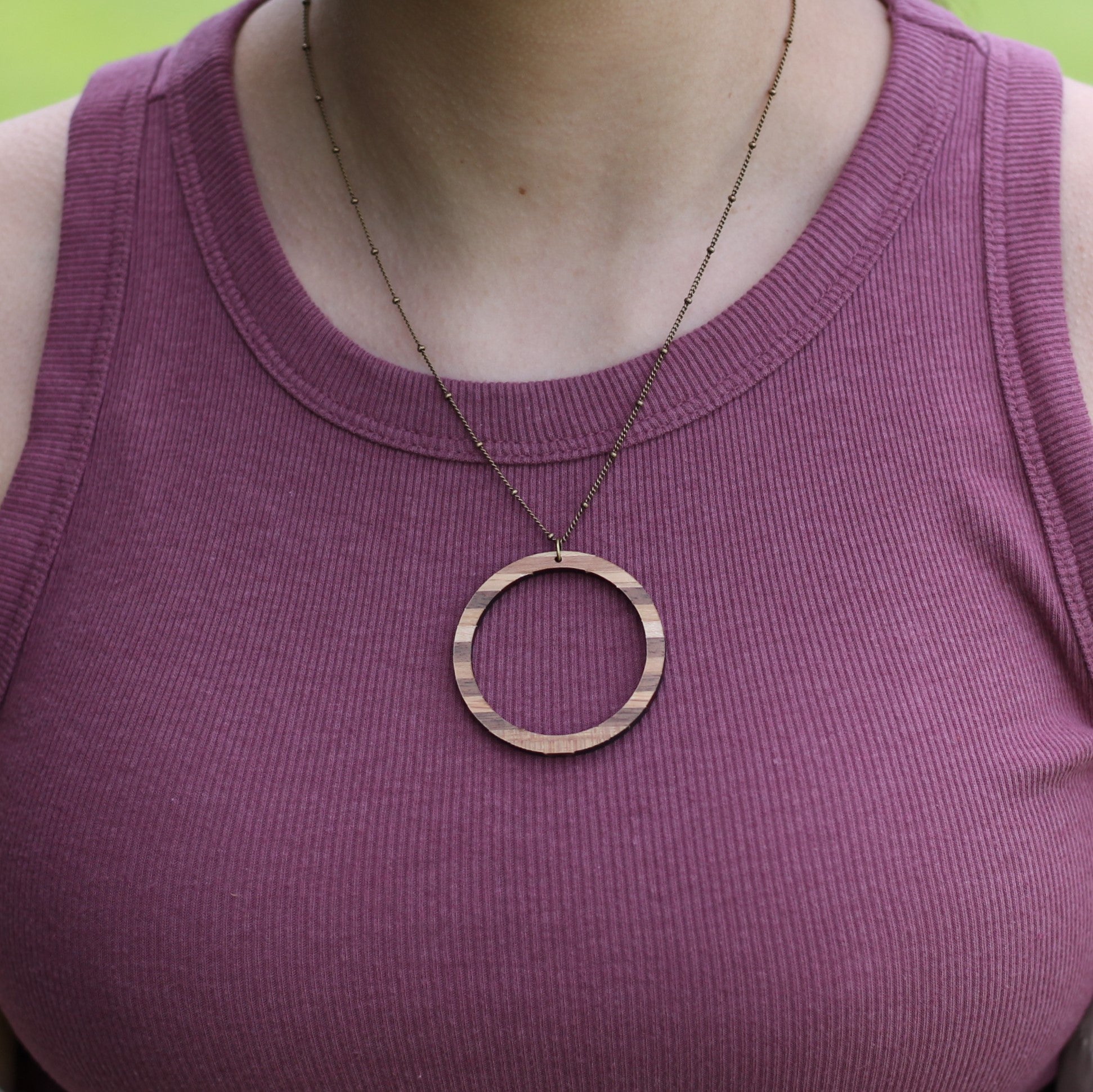 Handmade Wooden Jewelry | Angela Necklace image 3