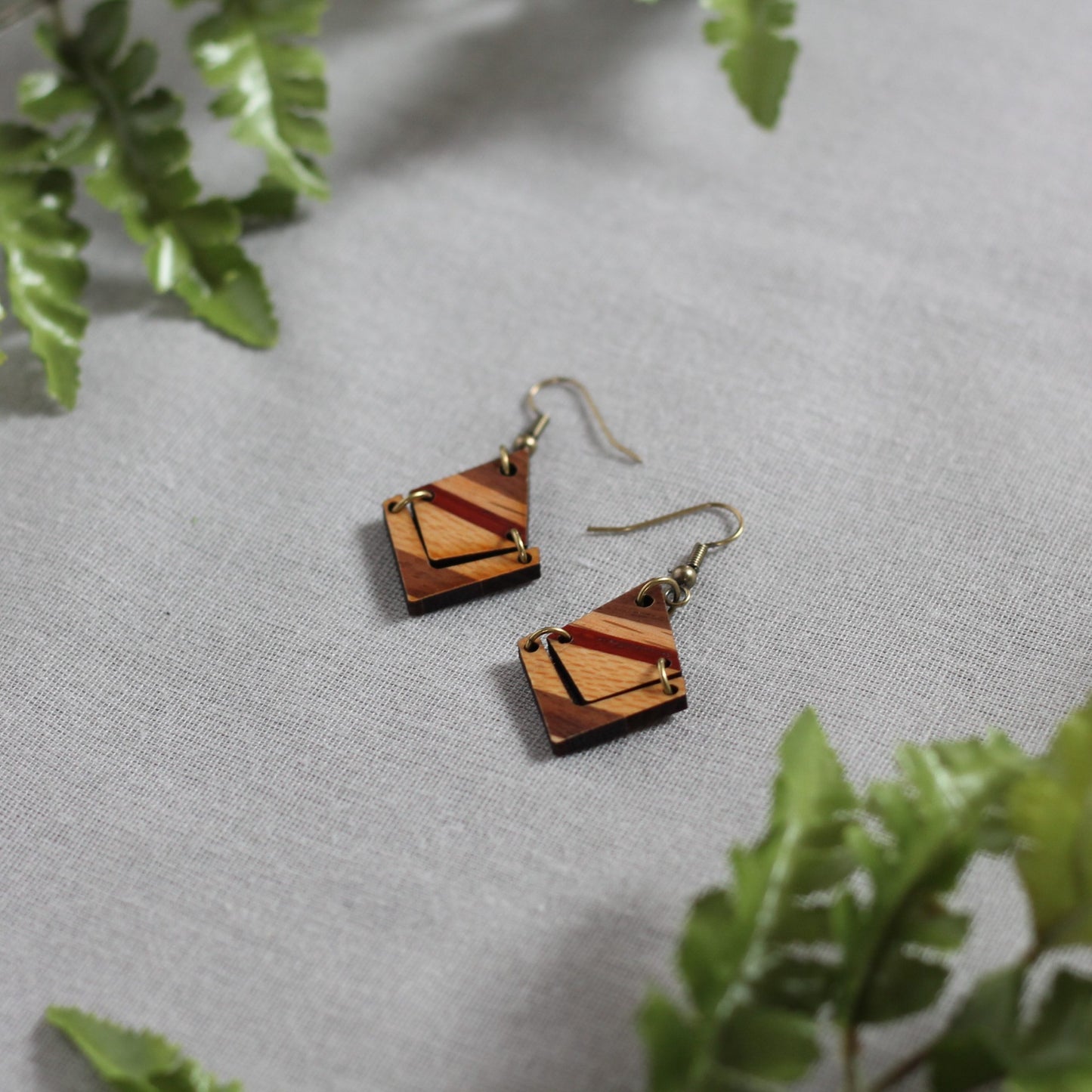 Julie Earrings - Varied Stripes $20 image