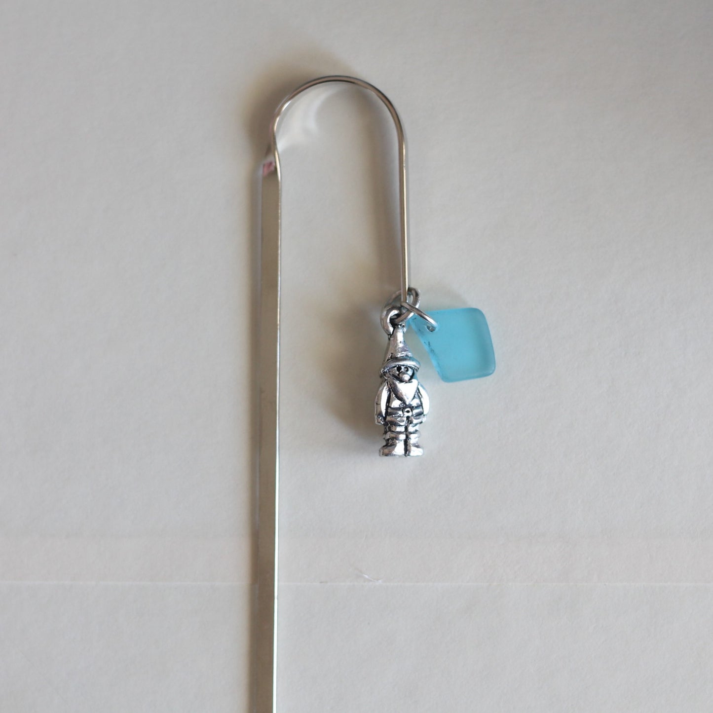 Handmade Pewter Bookmark | 6 Styles - Gnome $10 image