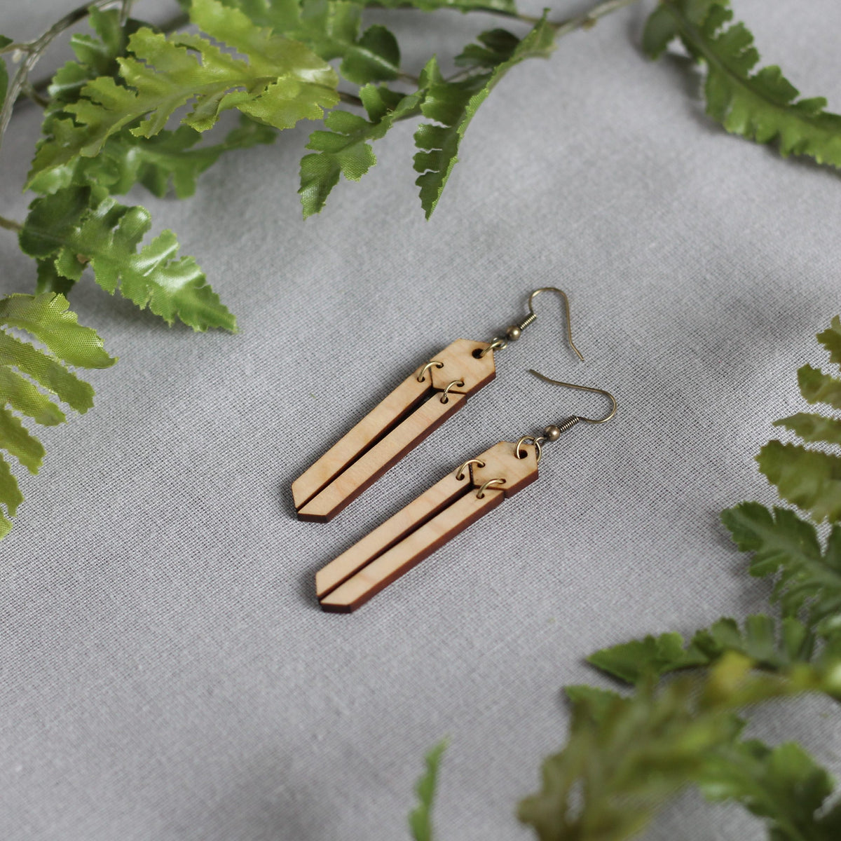 Micaela Earrings - Maple $24 image