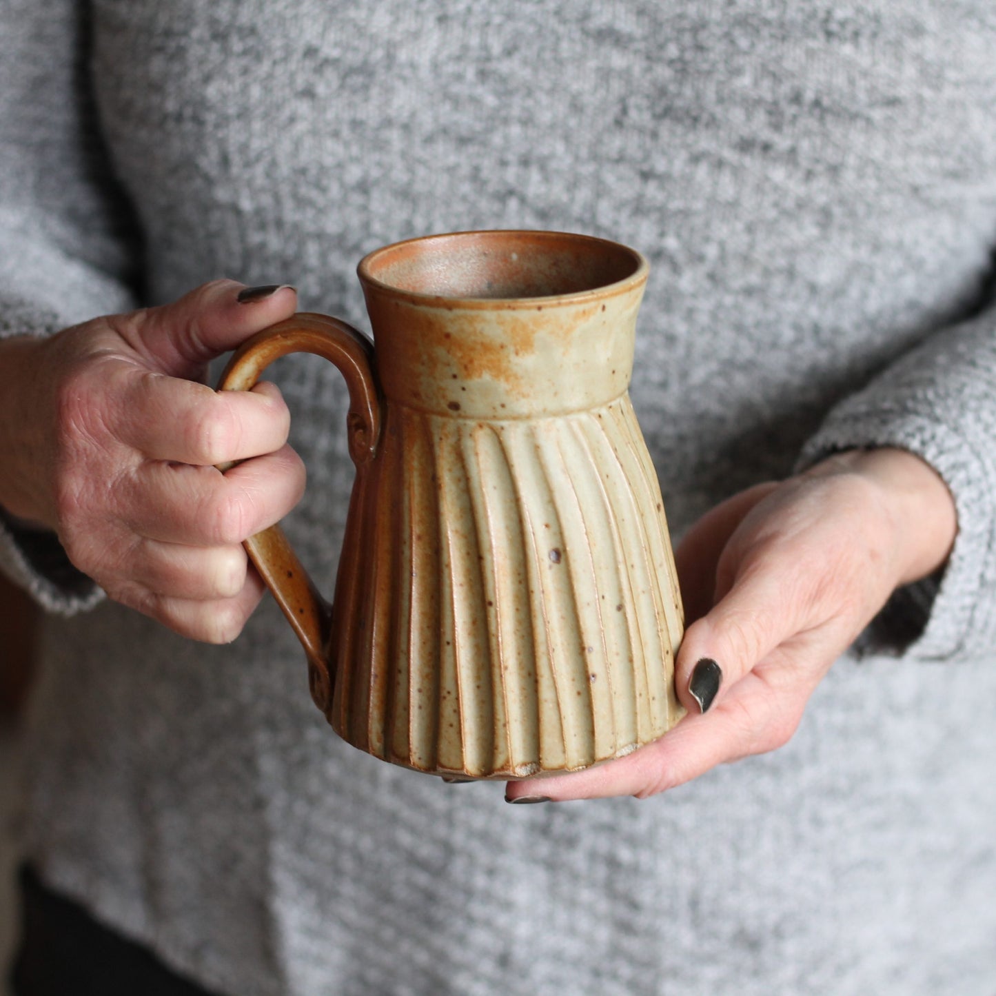 Handmade Pottery | 12-14 oz. Large Mug image 5