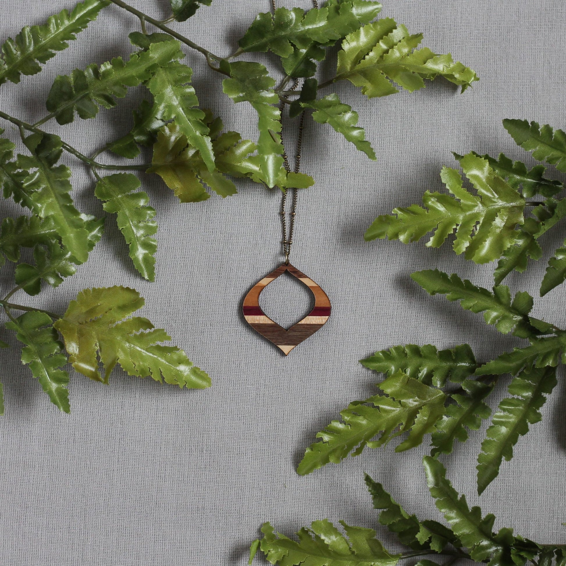 Handmade Wooden Jewelry | Linda Necklace image 1