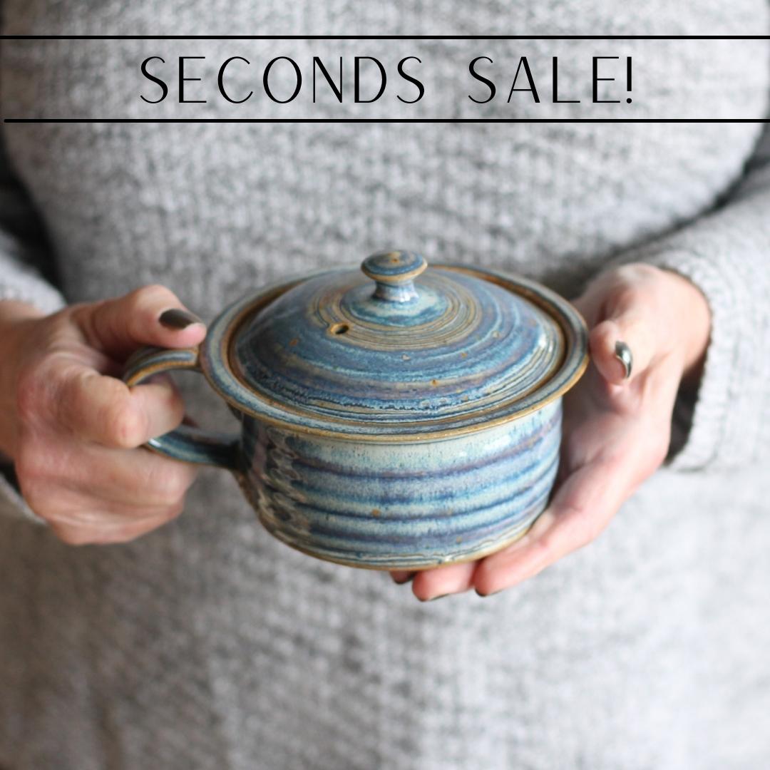 SECONDS SALE | Handmade Pottery | Egg Cooker image 0