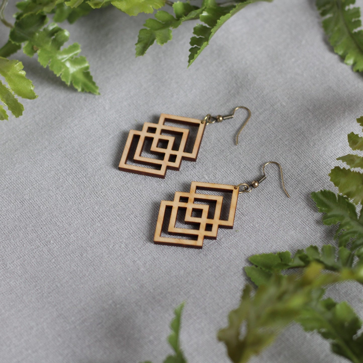 Mira Earrings - Maple $24 image